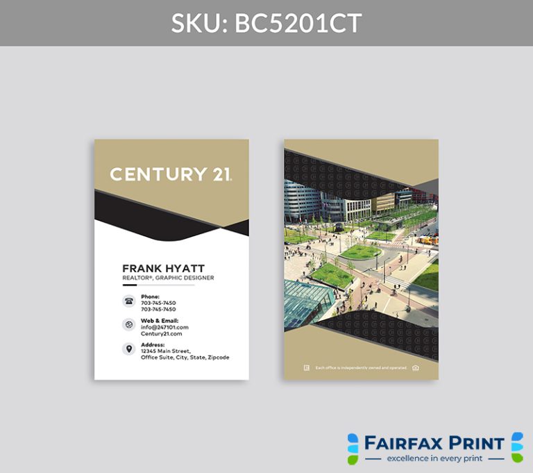 Realtors Fairfax Print for Century 21 - BC5201CT - Style 28