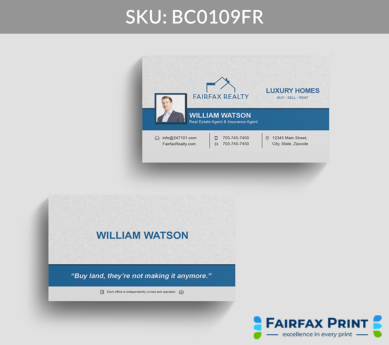 Realtors Fairfax Print for Fairfax Realty - BC0109FR - Style 22