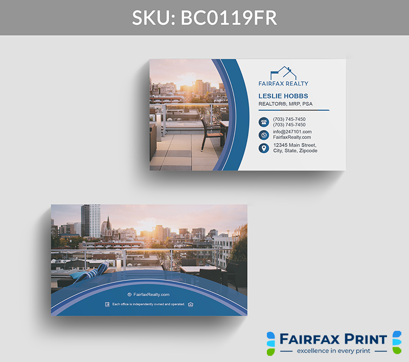 Realtors Fairfax Print for Fairfax Realty - BC0119FR - Style 22