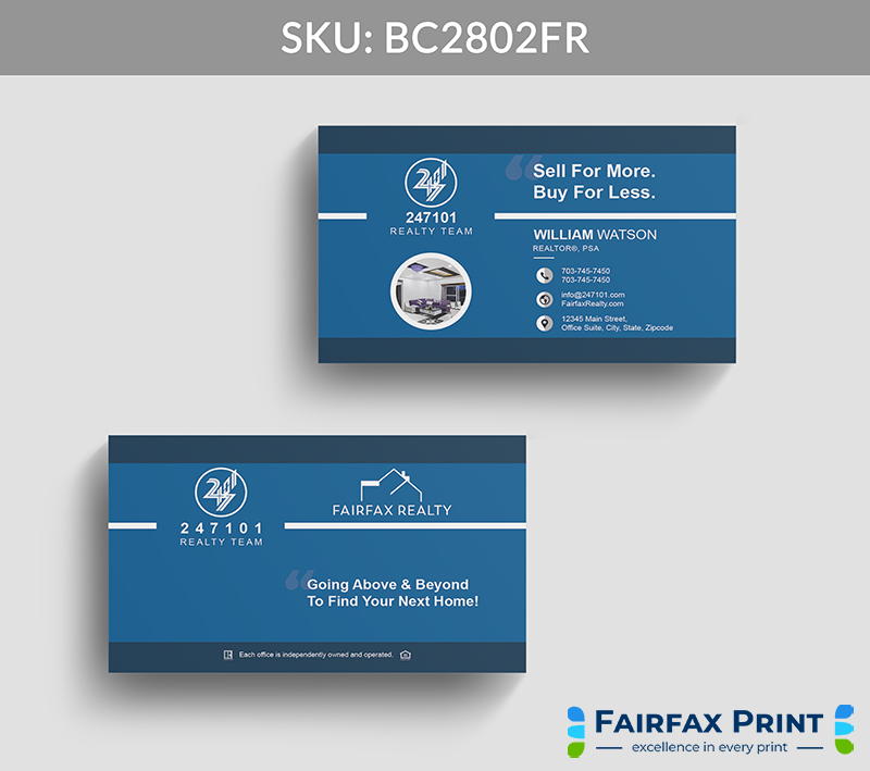 Realtors Fairfax Print for Fairfax Realty - BC2802FR - Style 22