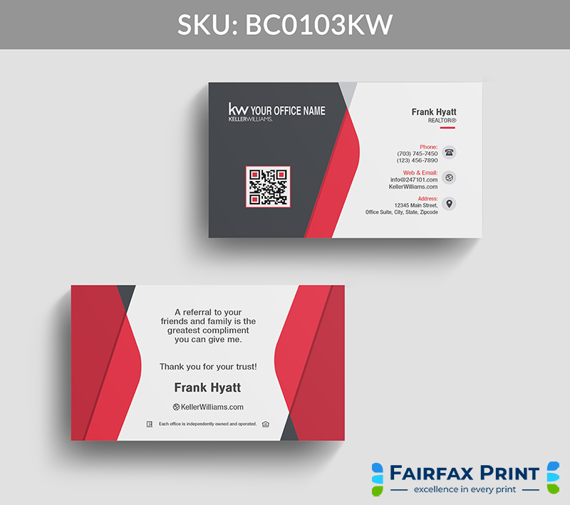 Realtors Fairfax Print for Keller Williams - BC0103KW - Style 22