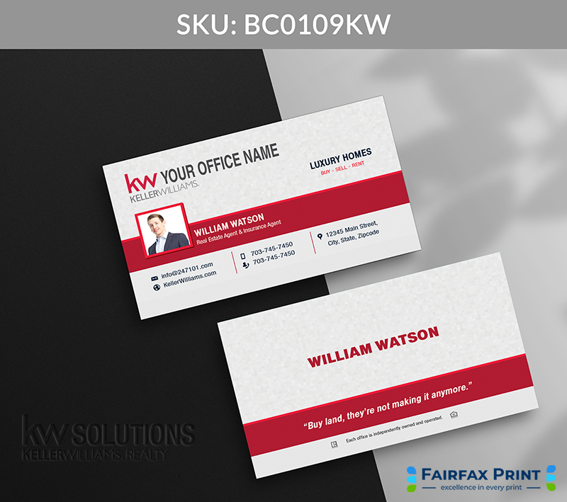 Realtors Fairfax Print for Keller Williams - BC0109KW - Style 12