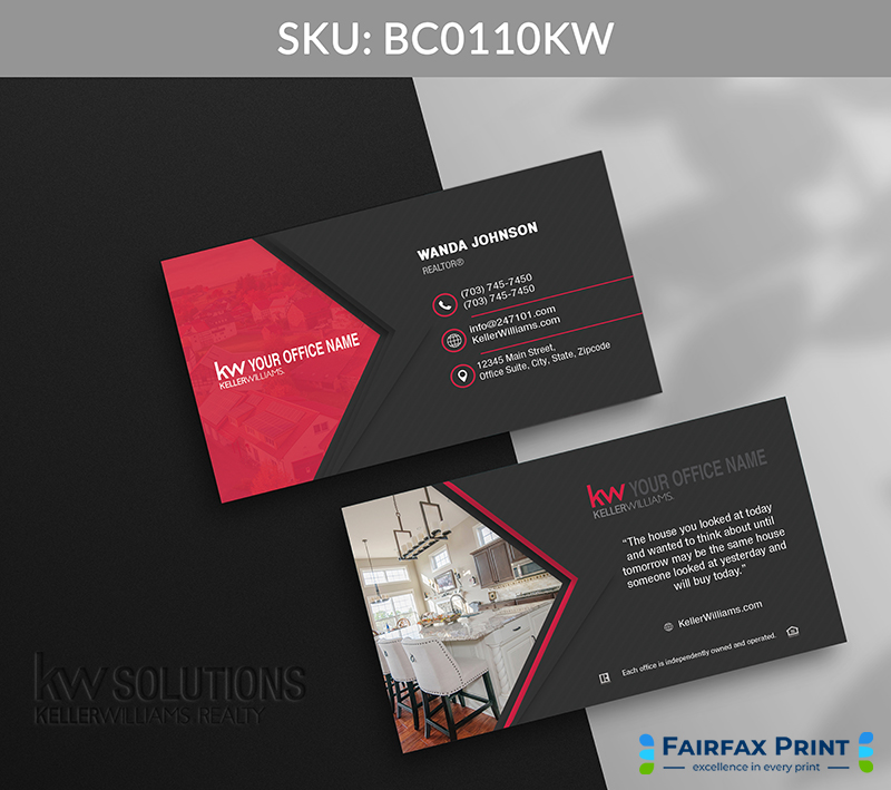 Realtors Fairfax Print for Keller Williams - BC0110KW - Style 12