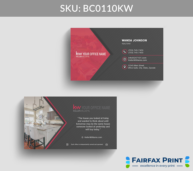 Realtors Fairfax Print for Keller Williams - BC0110KW - Style 22