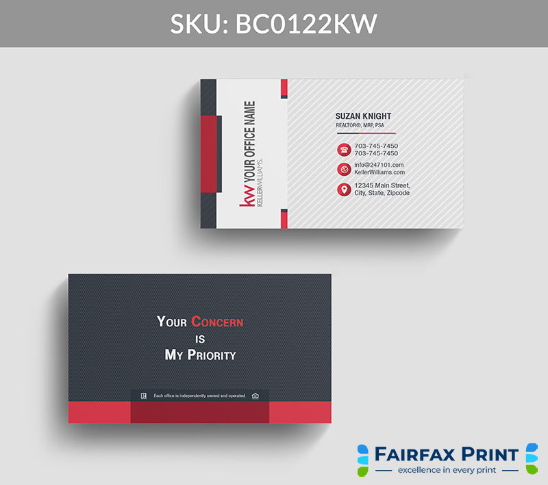 Realtors Fairfax Print for Keller Williams - BC0122KW - Style 22