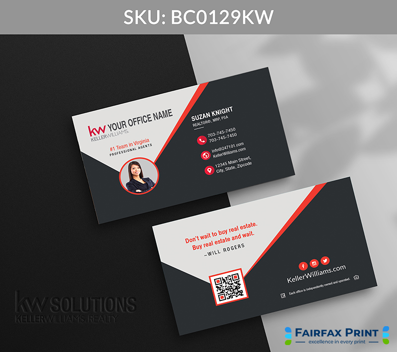 Realtors Fairfax Print for Keller Williams - BC0129KW - Style 12
