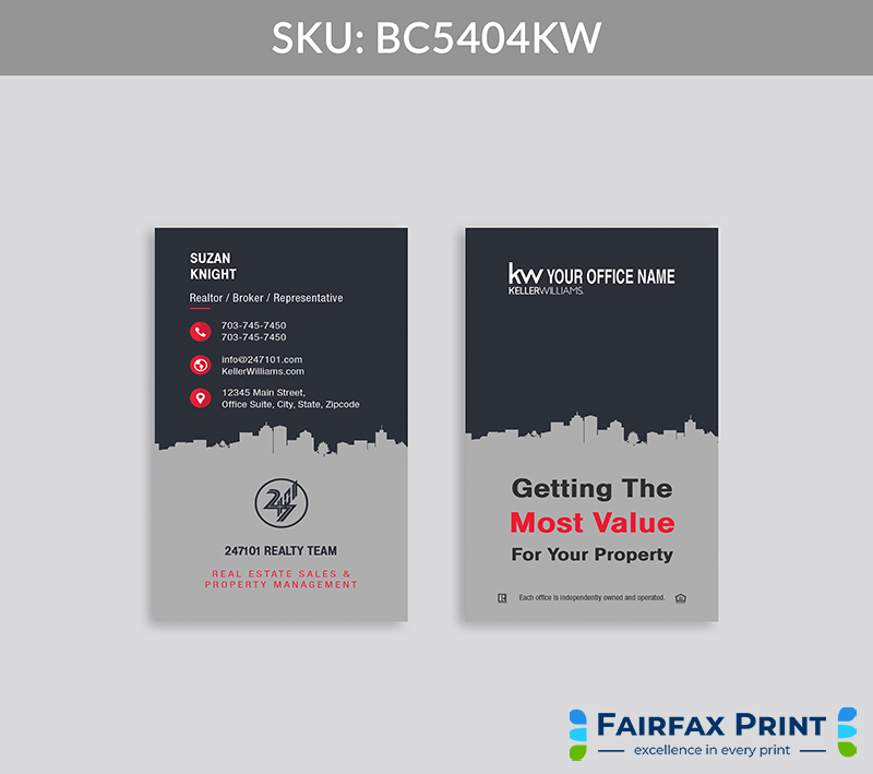 Realtors Fairfax Print for Keller Williams - BC5404KW - Style 28