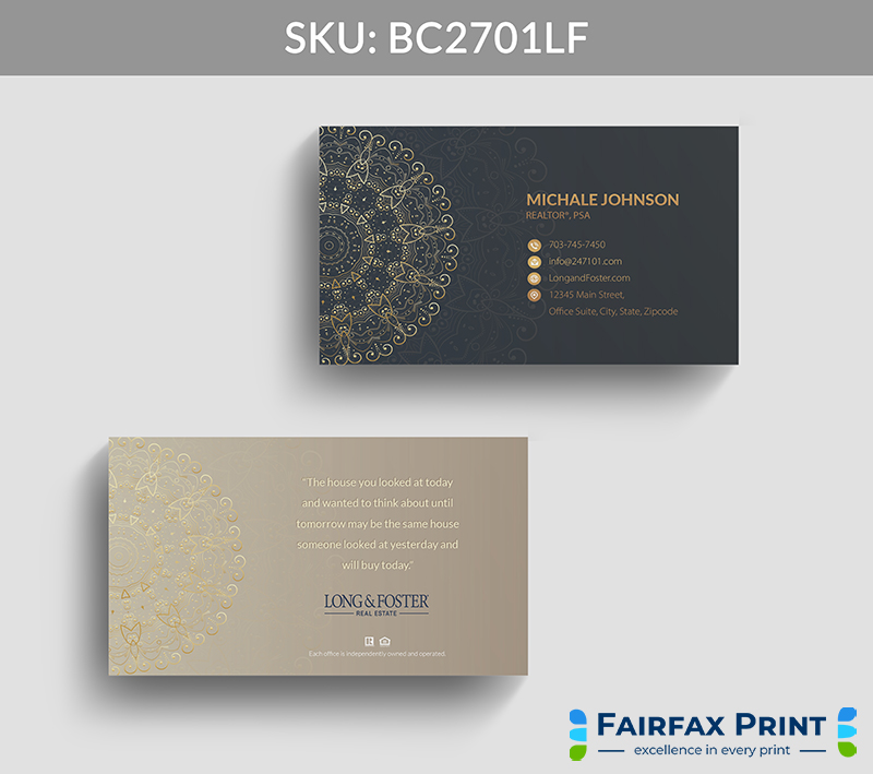 Realtors Fairfax Print for Long and Foster - BC2701LF - Style 22