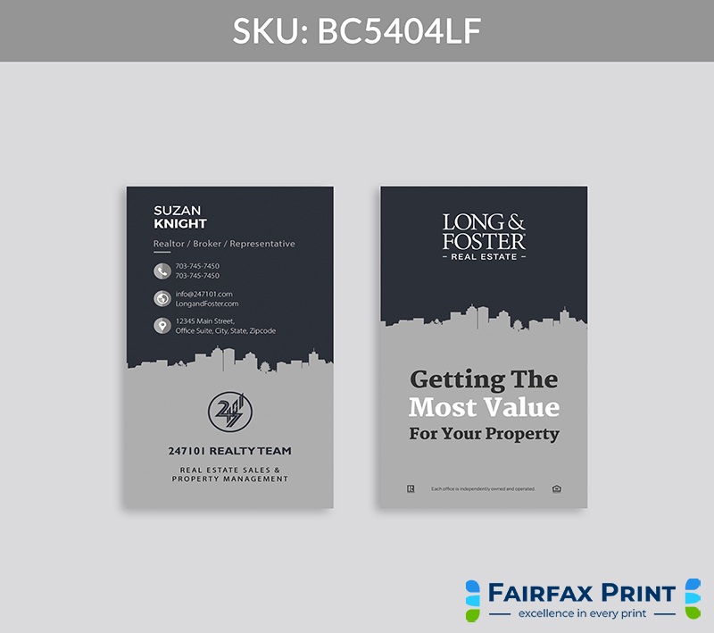 Realtors Fairfax Print for Long and Foster - BC5404LF - Style 28