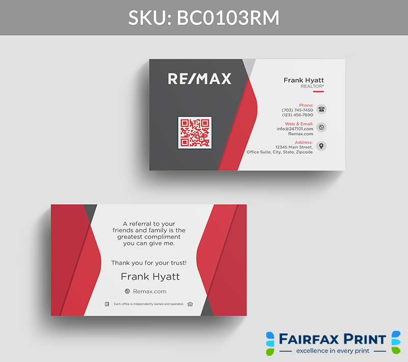 Realtors Fairfax Print for REMAX - BC0103RM - Style 22