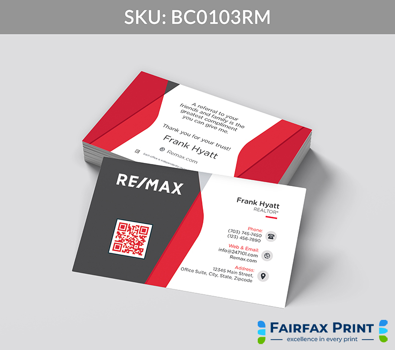 Realtors Fairfax Print for REMAX - BC0103RM - Style 24