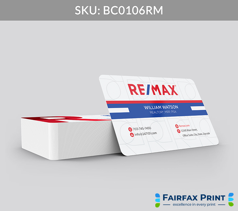 Realtors Fairfax Print for REMAX - BC0106RM - Style 2