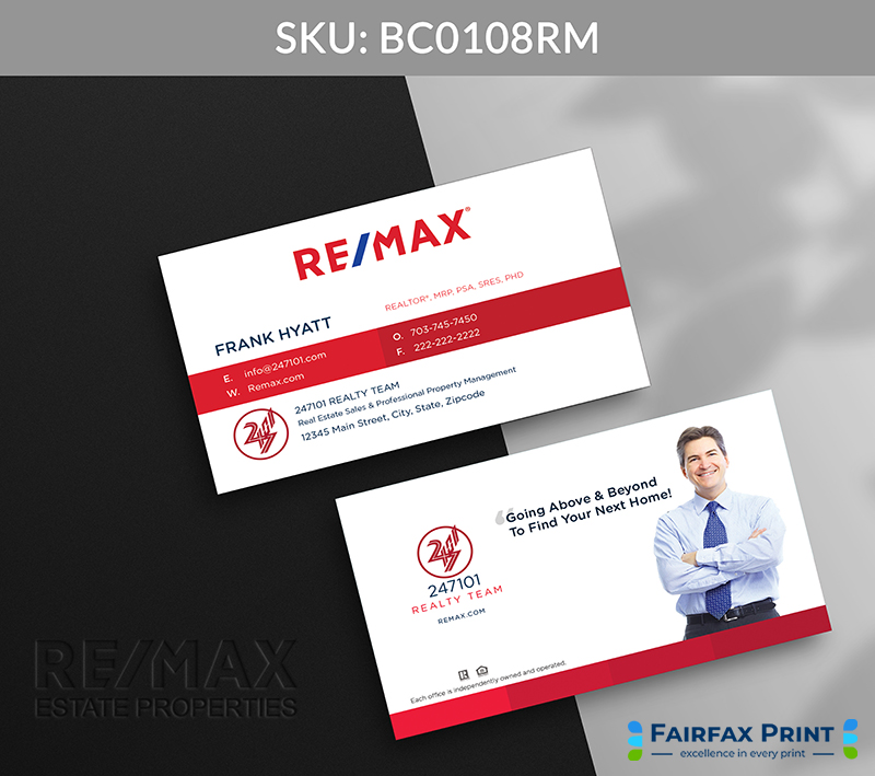 Realtors Fairfax Print for REMAX - BC0108RM - Style 12