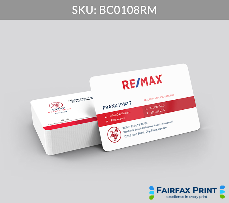 Realtors Fairfax Print for REMAX - BC0108RM - Style 23