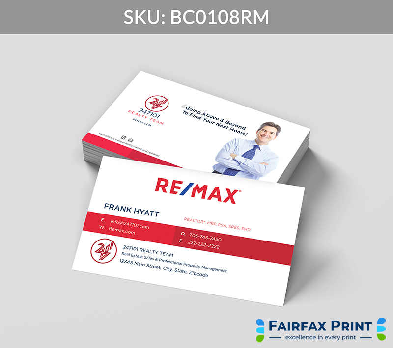 Realtors Fairfax Print for REMAX - BC0108RM - Style 24