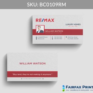 Realtors Fairfax Print for REMAX - BC0109RM - Style 22