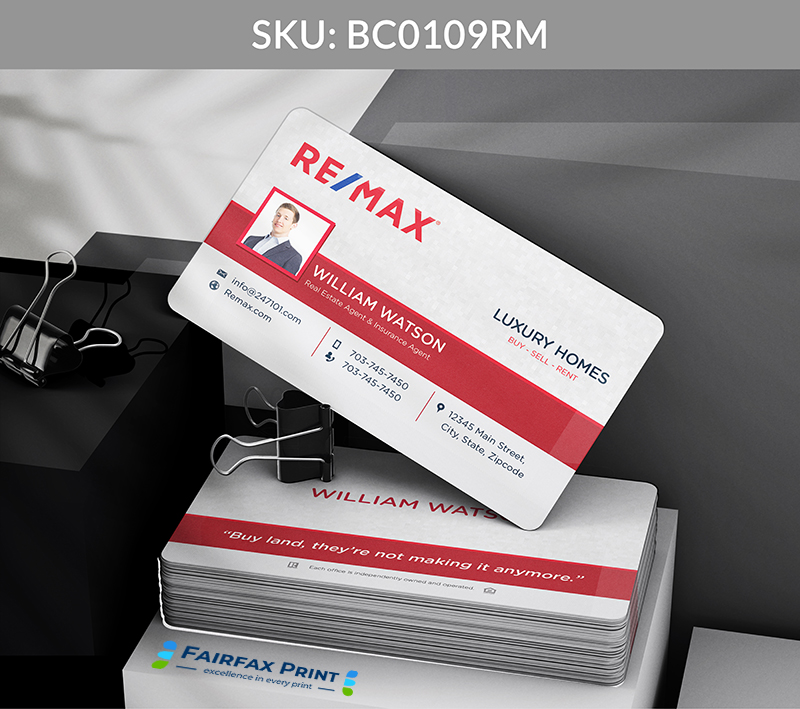 Realtors Fairfax Print for REMAX - BC0109RM - Style 8