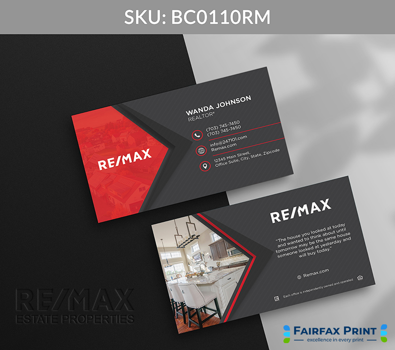 Realtors Fairfax Print for REMAX - BC0110RM - Style 12