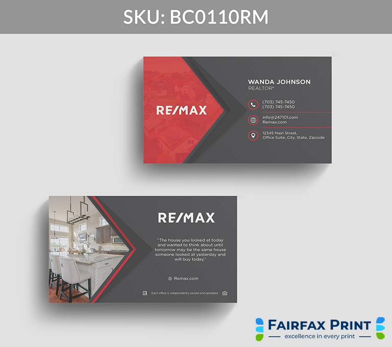 Realtors Fairfax Print for REMAX - BC0110RM - Style 22