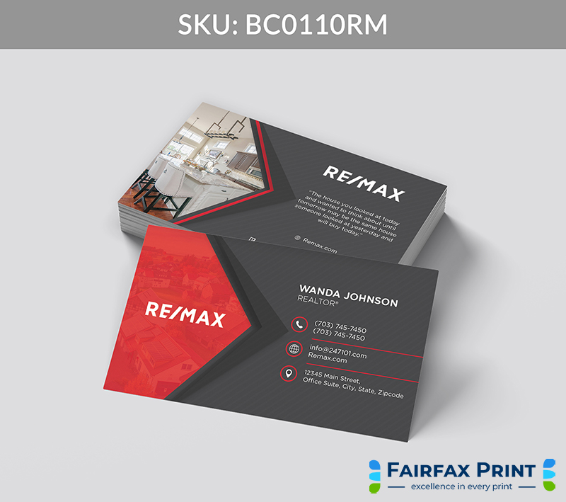 Realtors Fairfax Print for REMAX - BC0110RM - Style 24