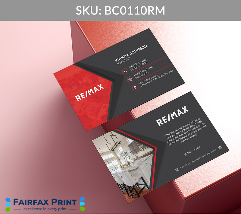 Realtors Fairfax Print for REMAX - BC0110RM - Style 5