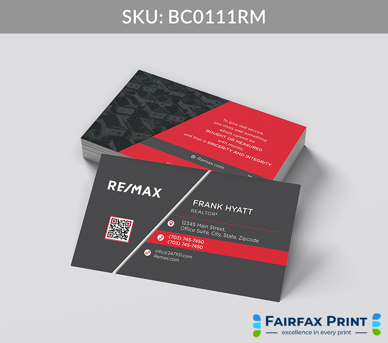 Realtors Fairfax Print for REMAX - BC0111RM - Style 24