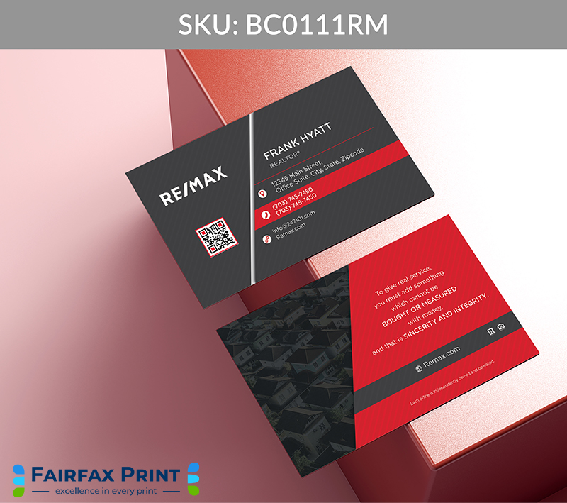 Realtors Fairfax Print for REMAX - BC0111RM - Style 5