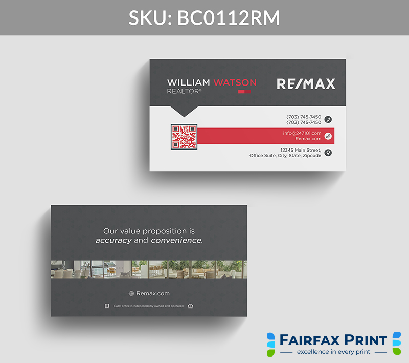 Realtors Fairfax Print for REMAX - BC0112RM - Style 22