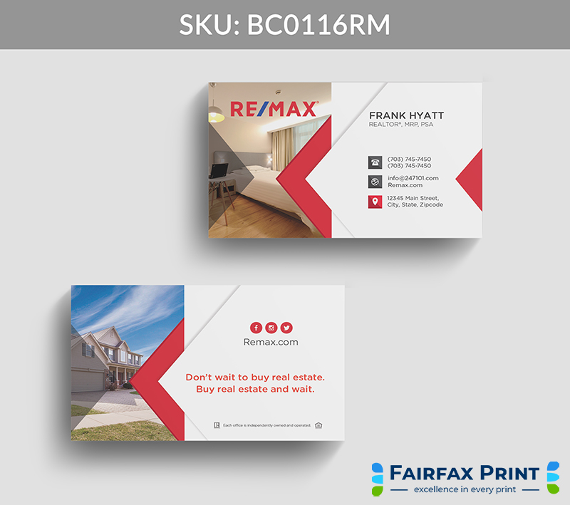 Realtors Fairfax Print for REMAX - BC0116RM - Style 22