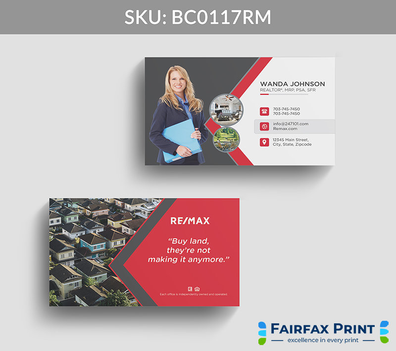 Realtors Fairfax Print for REMAX - BC0117RM - Style 22