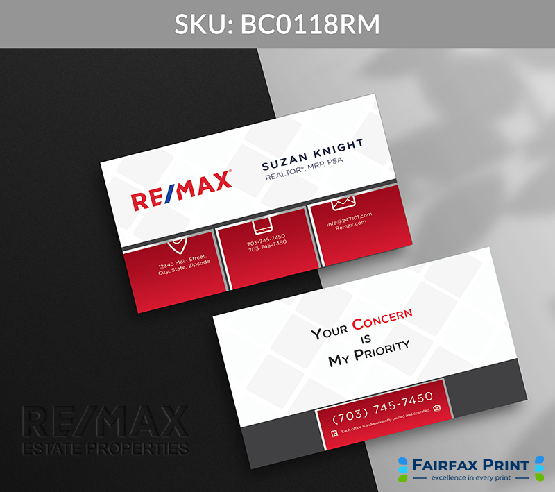 Realtors Fairfax Print for REMAX - BC0118RM - Style 12