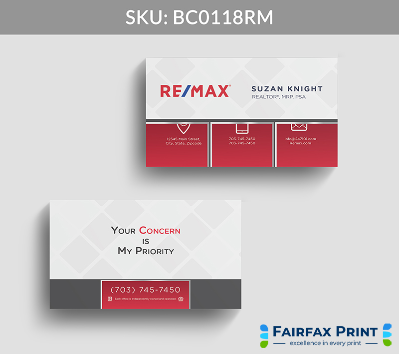 Realtors Fairfax Print for REMAX - BC0118RM - Style 22