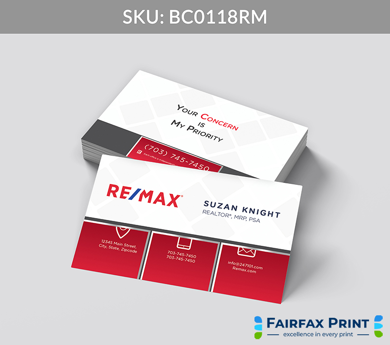Realtors Fairfax Print for REMAX - BC0118RM - Style 24