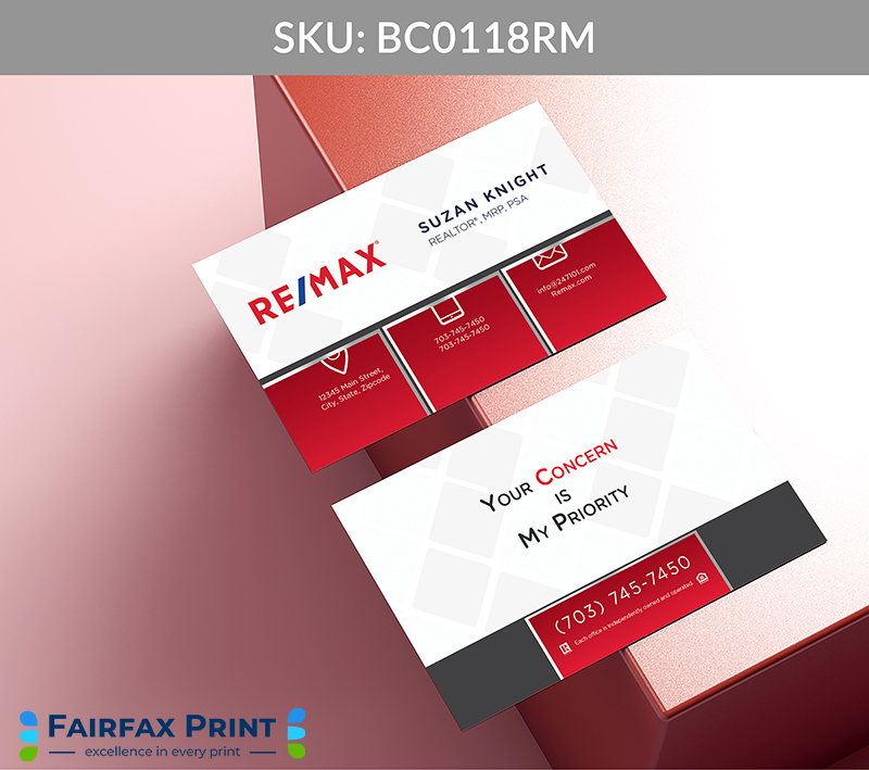 Realtors Fairfax Print for REMAX - BC0118RM - Style 5