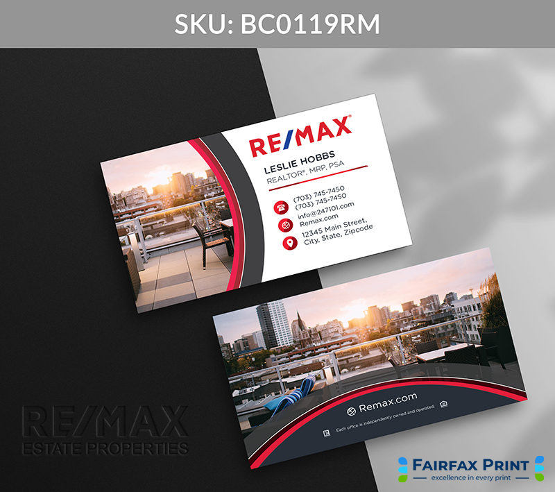 Realtors Fairfax Print for REMAX - BC0119RM - Style 12