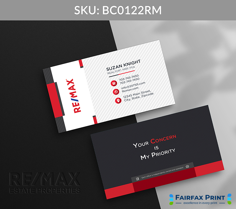 Realtors Fairfax Print for REMAX - BC0122RM - Style 12