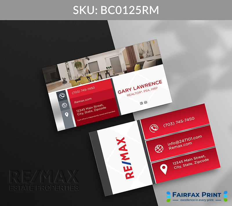 Realtors Fairfax Print for REMAX - BC0125RM - Style 12