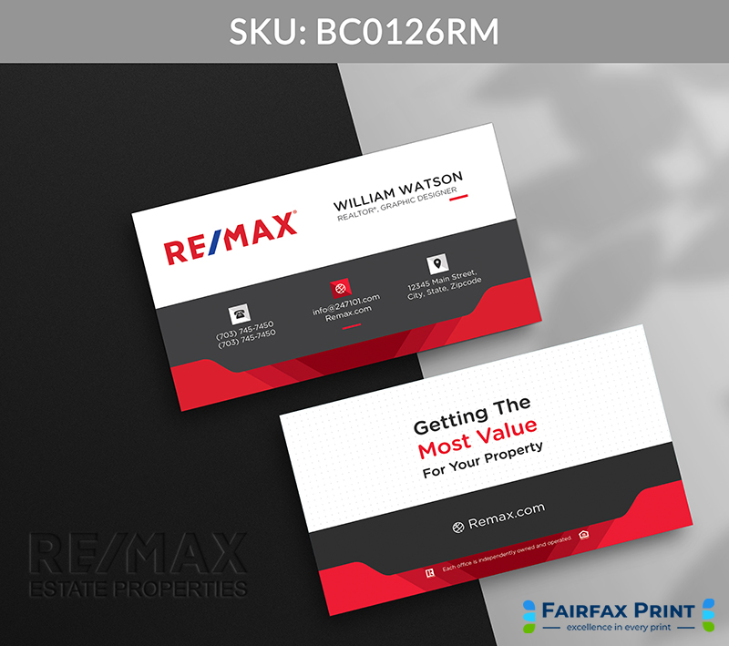 Realtors Fairfax Print for REMAX - BC0126RM - Style 12