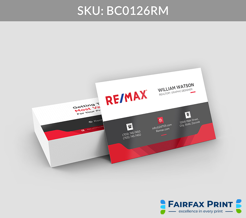 Realtors Fairfax Print for REMAX - BC0126RM - Style 21