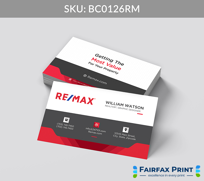 Realtors Fairfax Print for REMAX - BC0126RM - Style 24