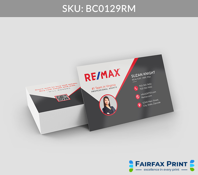 Realtors Fairfax Print for REMAX - BC0129RM - Style 21