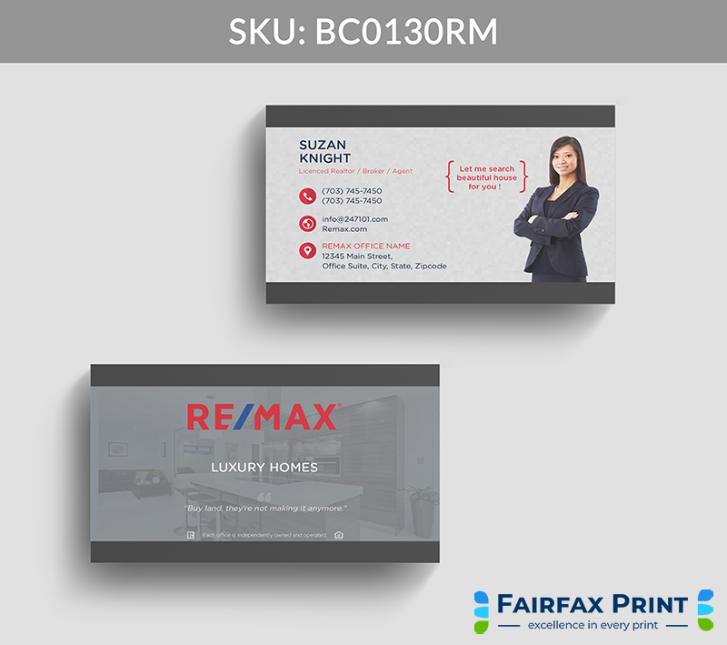 Realtors Fairfax Print for REMAX - BC0130RM - Style 22
