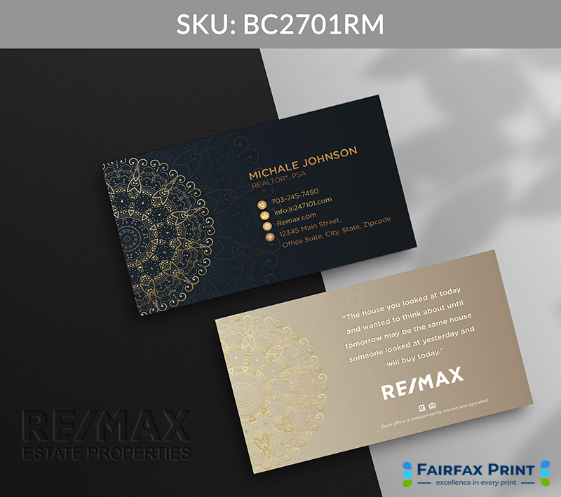 Realtors Fairfax Print for REMAX - BC2701RM - Style 12