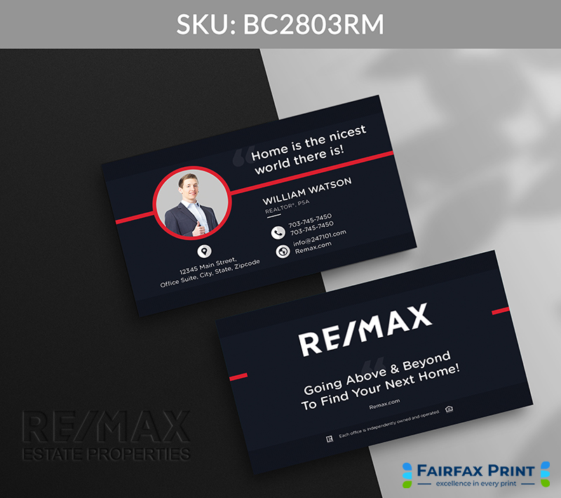 Realtors Fairfax Print for REMAX - BC2803RM - Style 12