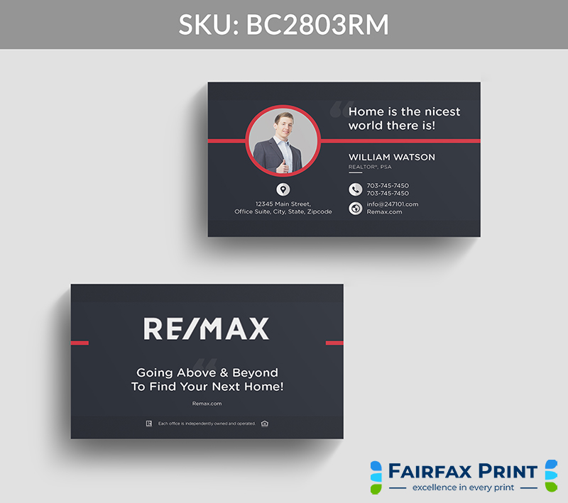Realtors Fairfax Print for REMAX - BC2803RM - Style 22