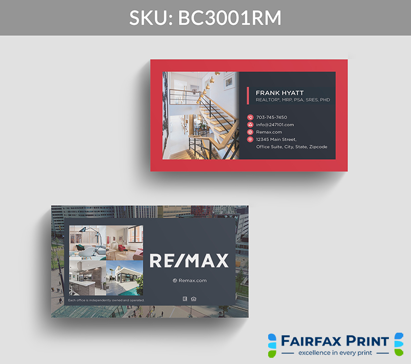 Realtors Fairfax Print for REMAX - BC3001RM - Style 22