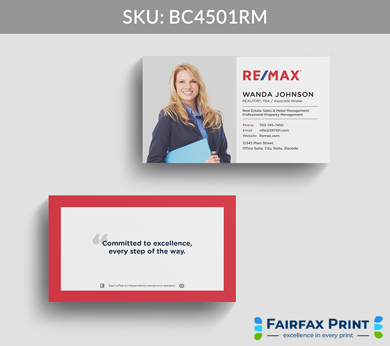 Realtors Fairfax Print for REMAX - BC4501RM - Style 22