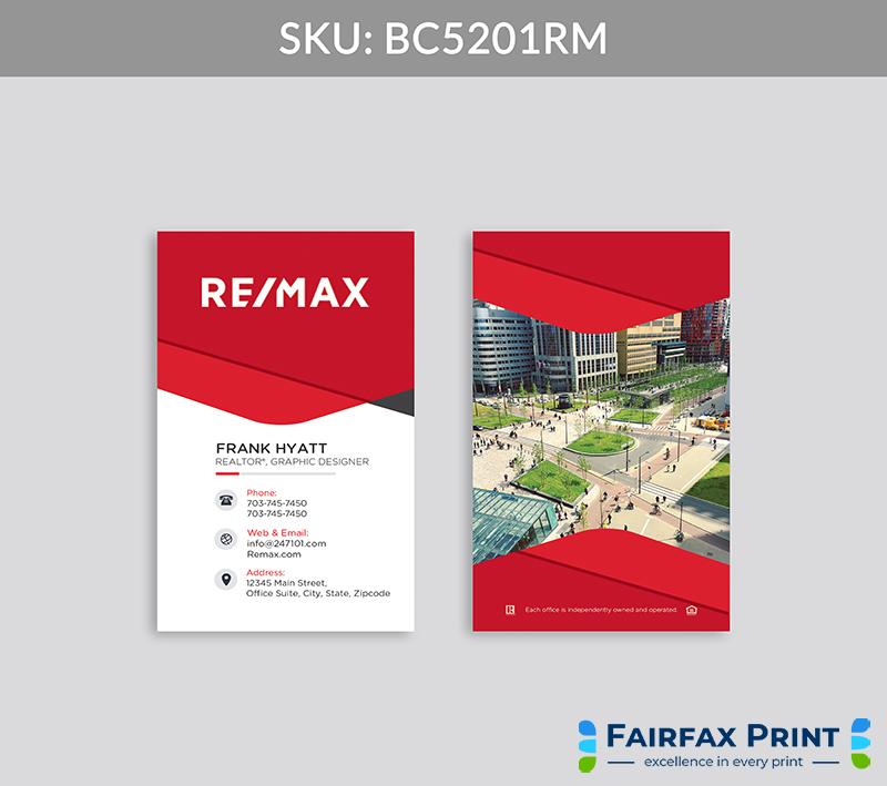 Realtors Fairfax Print for REMAX - BC5201RM - Style 28