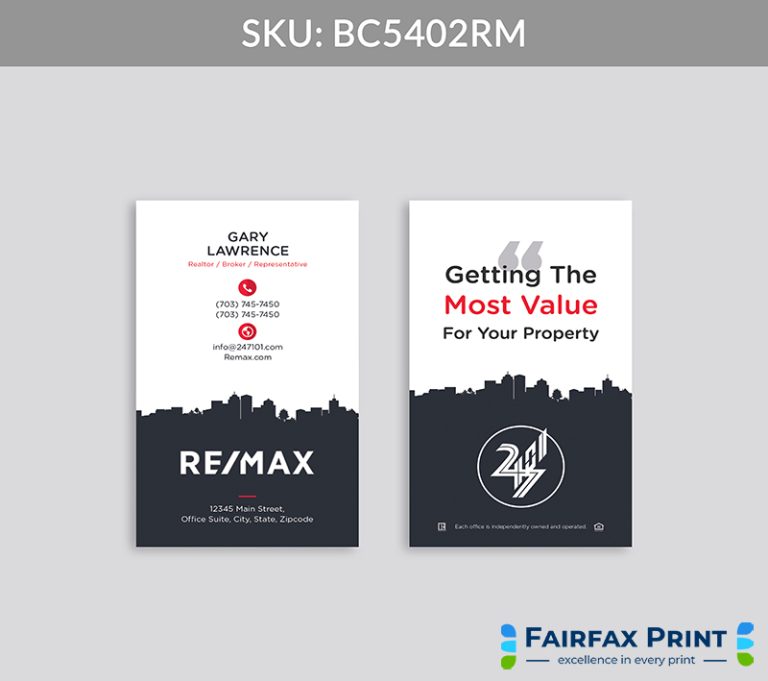 Realtors Fairfax Print for REMAX - BC5402RM - Style 28