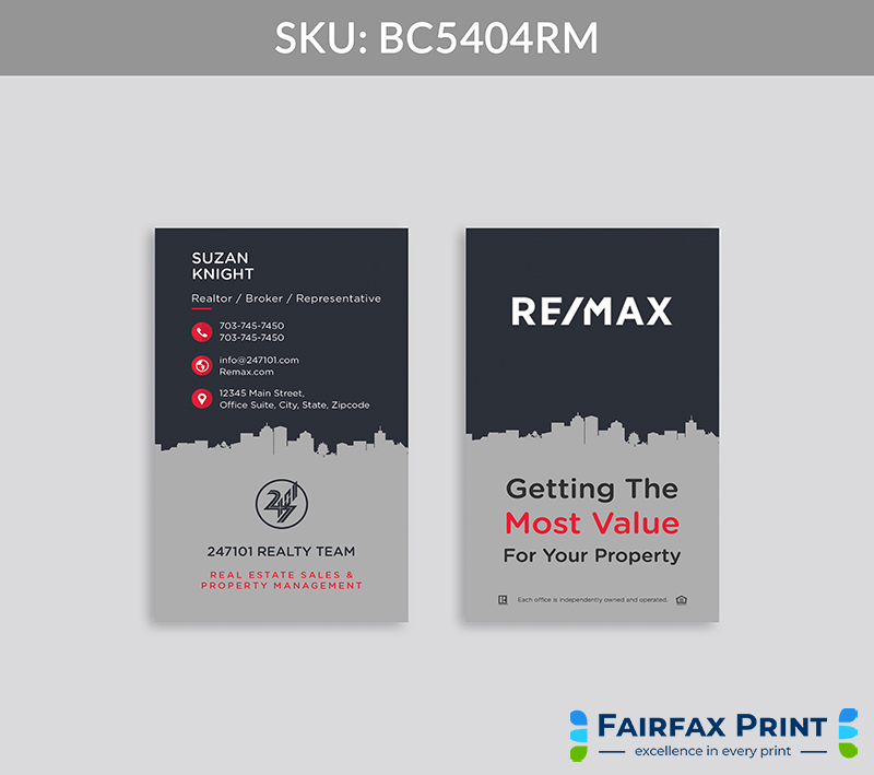 Realtors Fairfax Print for REMAX - BC5404RM - Style 28